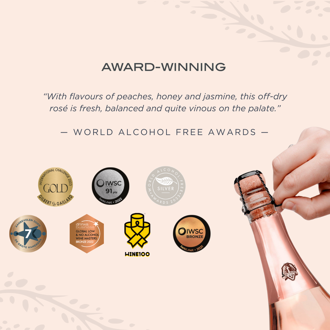 VINADA® - TINTELING TEMPRANILLO ROSÉ (0%) 750 ML