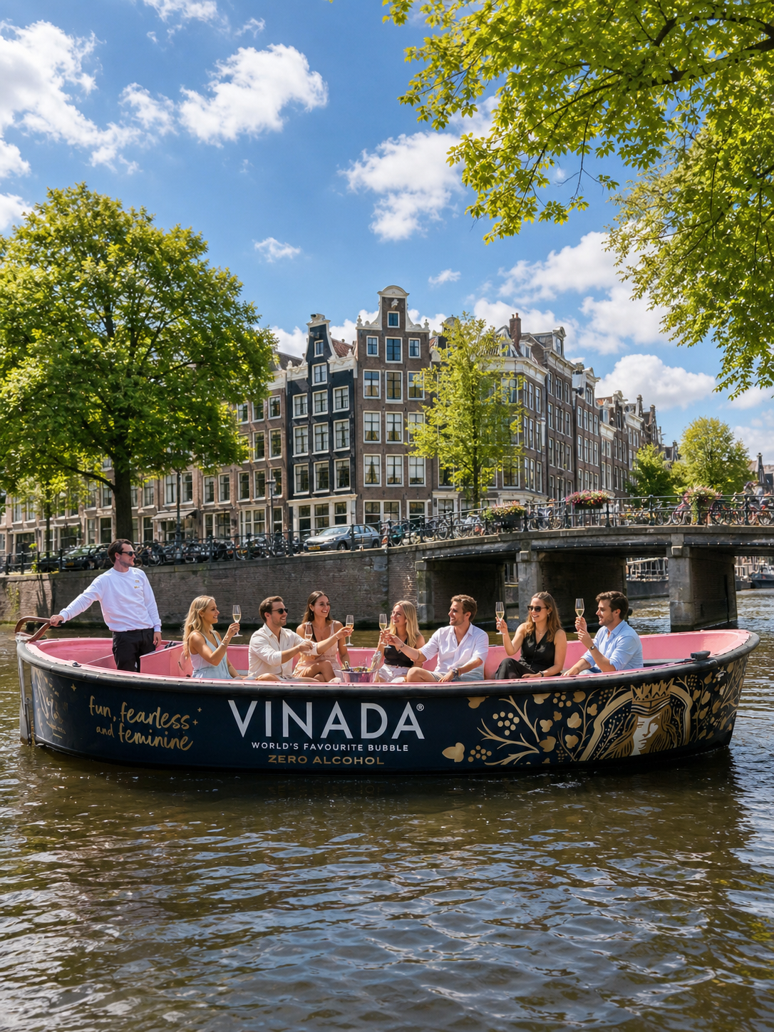 Cruise Amsterdam in Style, Your Private VINADA Boat Experience