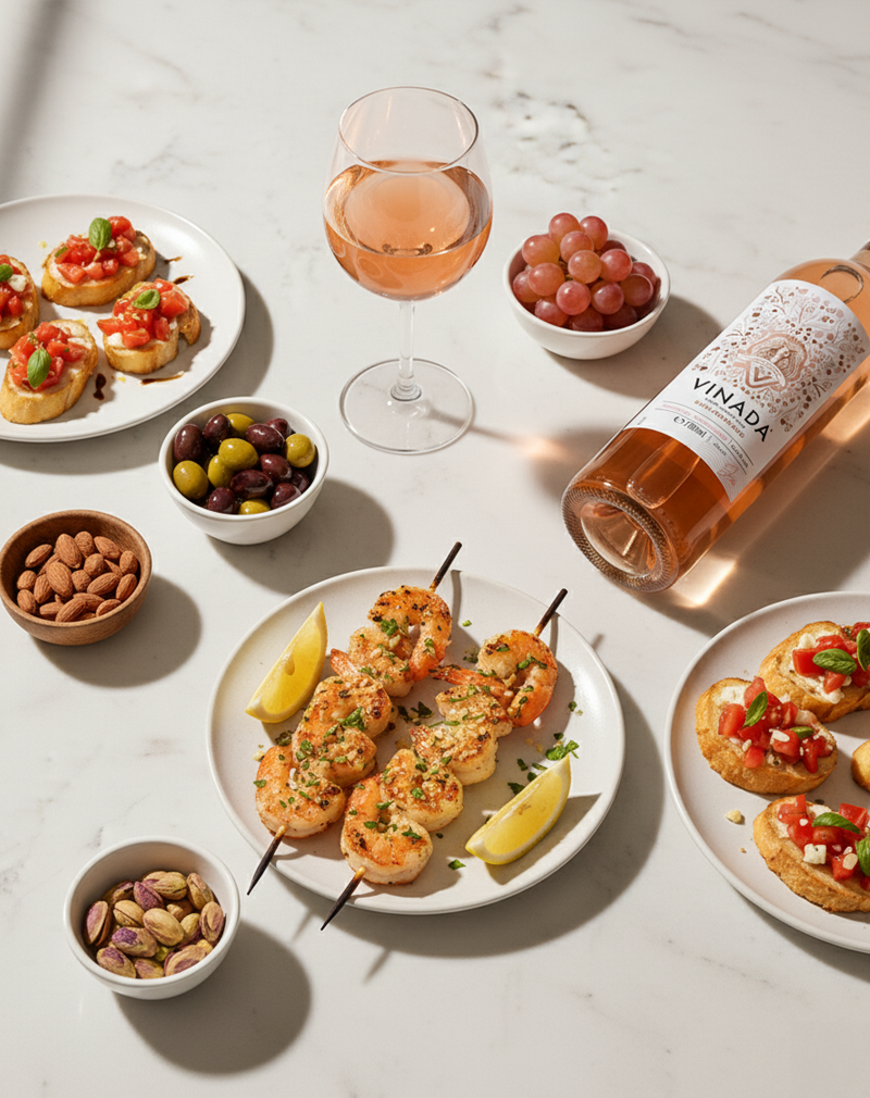 Food Pairing Tempting Tempranillo Rose