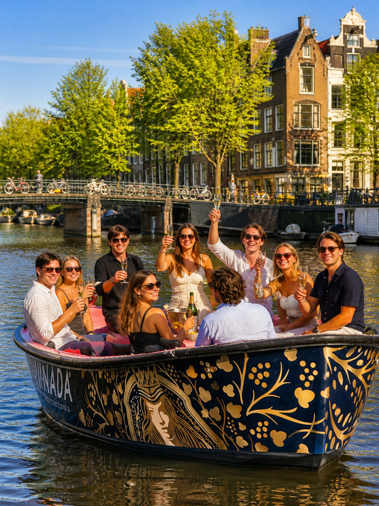 Cruise Amsterdam in Style, Your Private VINADA Boat Experience