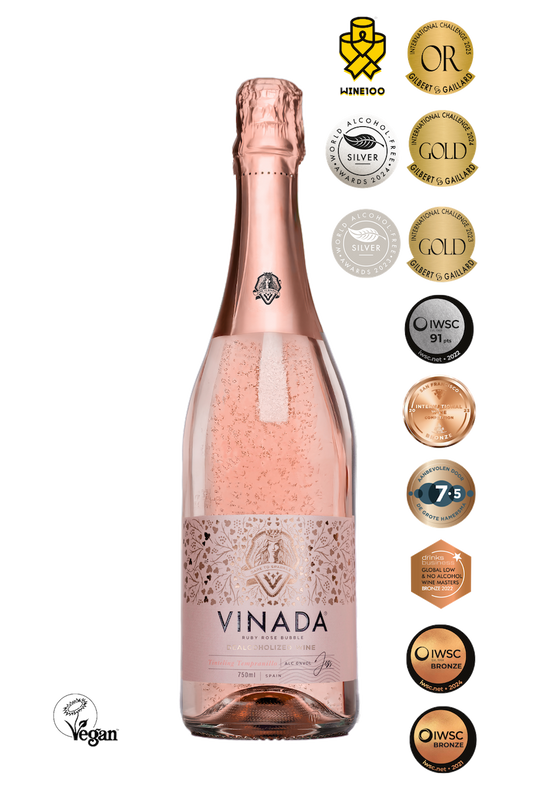 VINADA® - TINTELING TEMPRANILLO ROSÉ (0%) 750 ML