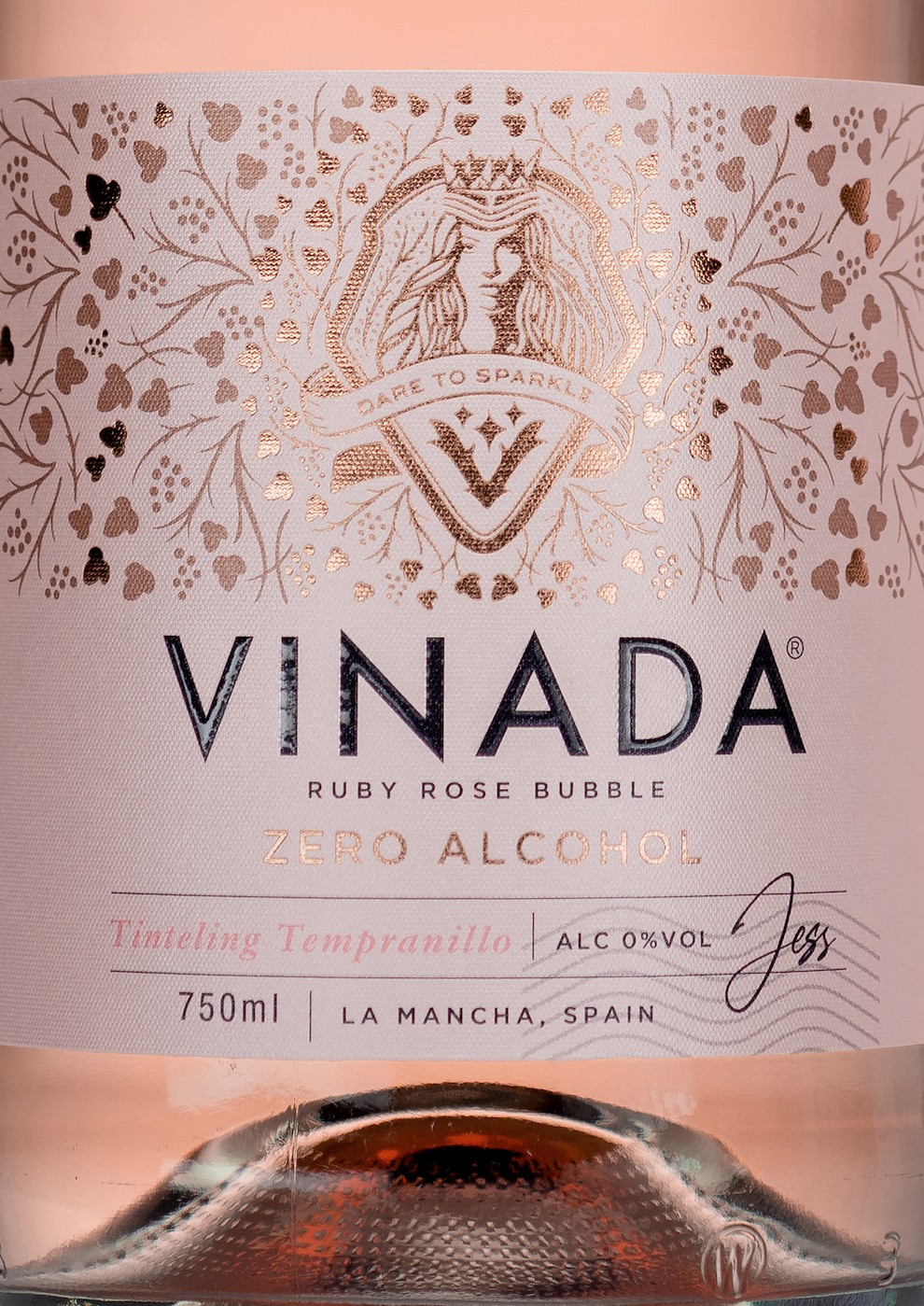 VINADA® Tinteling Tempranillo Rose (0%) 750 ml Zoom Label
